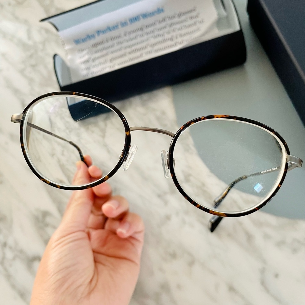 Warby Parker Henry Medium size Whiskey Tortoise